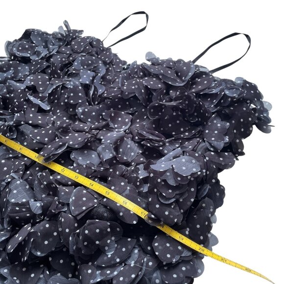 NWT Maeve by Anthropologie 3D  Polka Dot Mini Dress Sz 16 - Picture 7 of 10